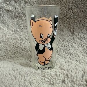Vintage Porky Pig Pepsi glass 1973